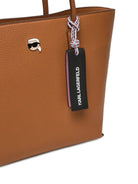 Karl Lagerfeld Shopper Damen Ikon Pebble Tote Dark Tan Braun A4W30002 1UR