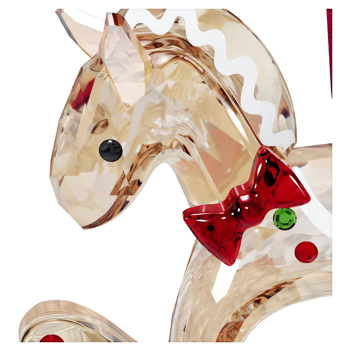 Swarovski Holiday Cheers Lebkuchen Schaukelpferd Ornament mehrfarbig 5627608