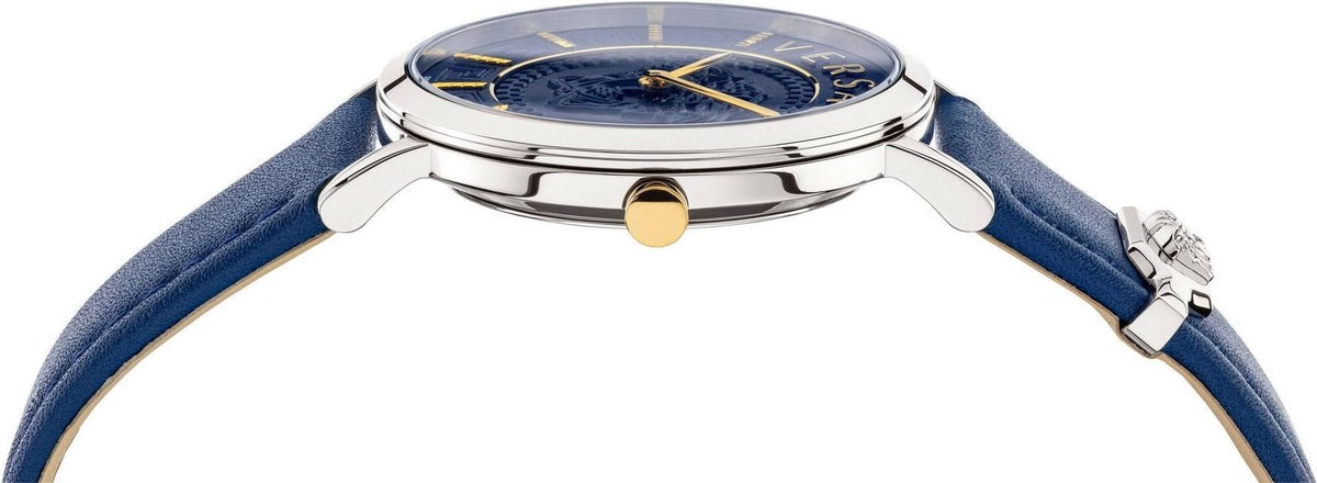 Versace Schweizer Uhr V-Essential silber VEK4001 21