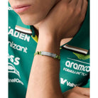 Aston Martin Herren‑Armband AM FORMULA 1 Grün/Silber MJFHF5BU2