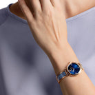 Swarovski Damen Armbanduhr  Cosmic Rock Blau Rosegoldfarbe 5466209