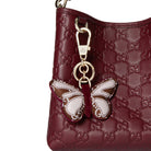 Gucci Schlüsselanhänger Damen Butterfly Shaped Keychain Rosa Multicolor 837346JAAJZ8159