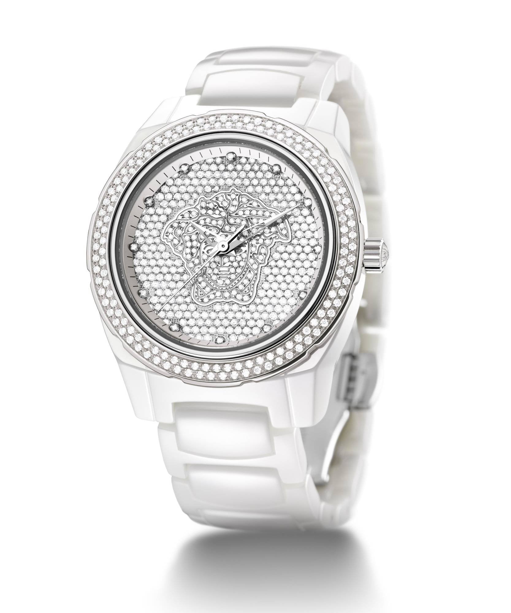 Versace Damen Armbanduhr DV One Full Diamond
