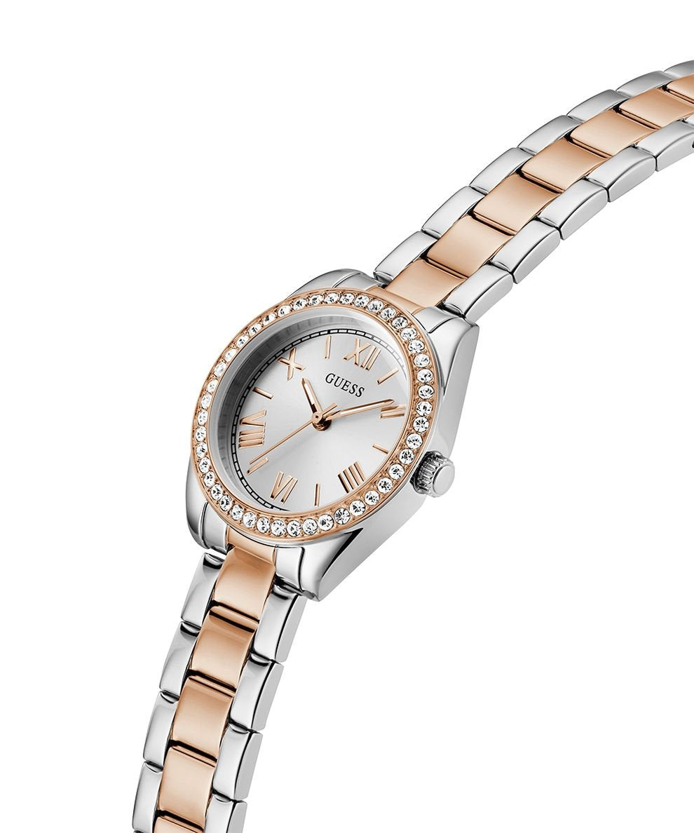 Guess Damen Armbanduhr 2-Tone GD MINI LUNA GW0841L3