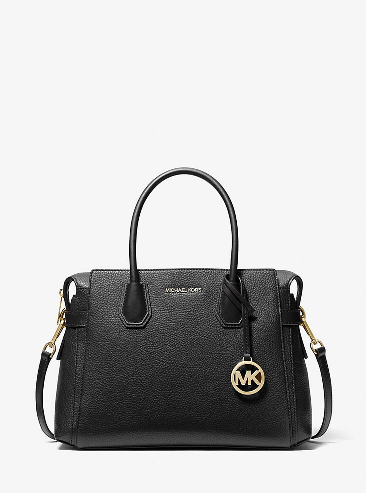 Michael Kors Henkeltasche Damen Mercer Medium Schwarz 35S4GM9S6L
