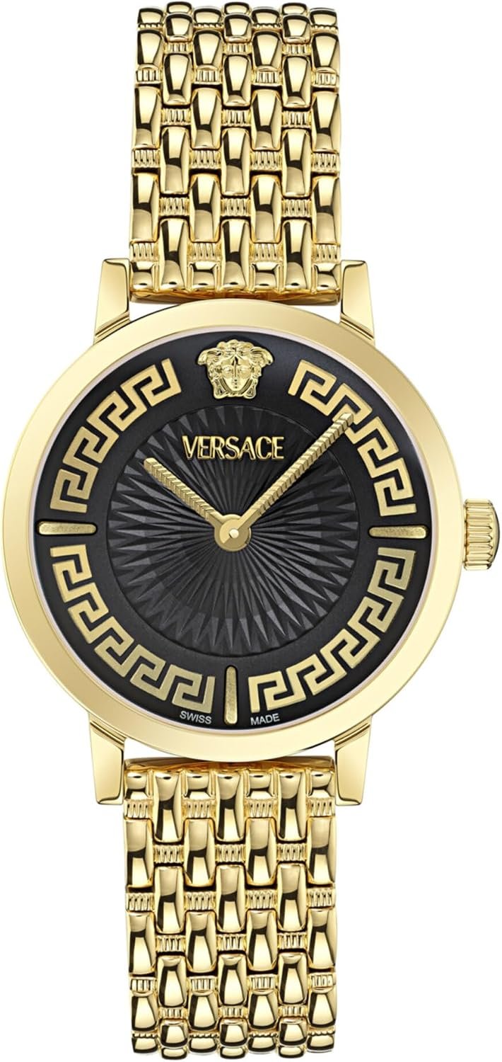 Versace Damen Analog Quarz Armbanduhr Greca Fortuna