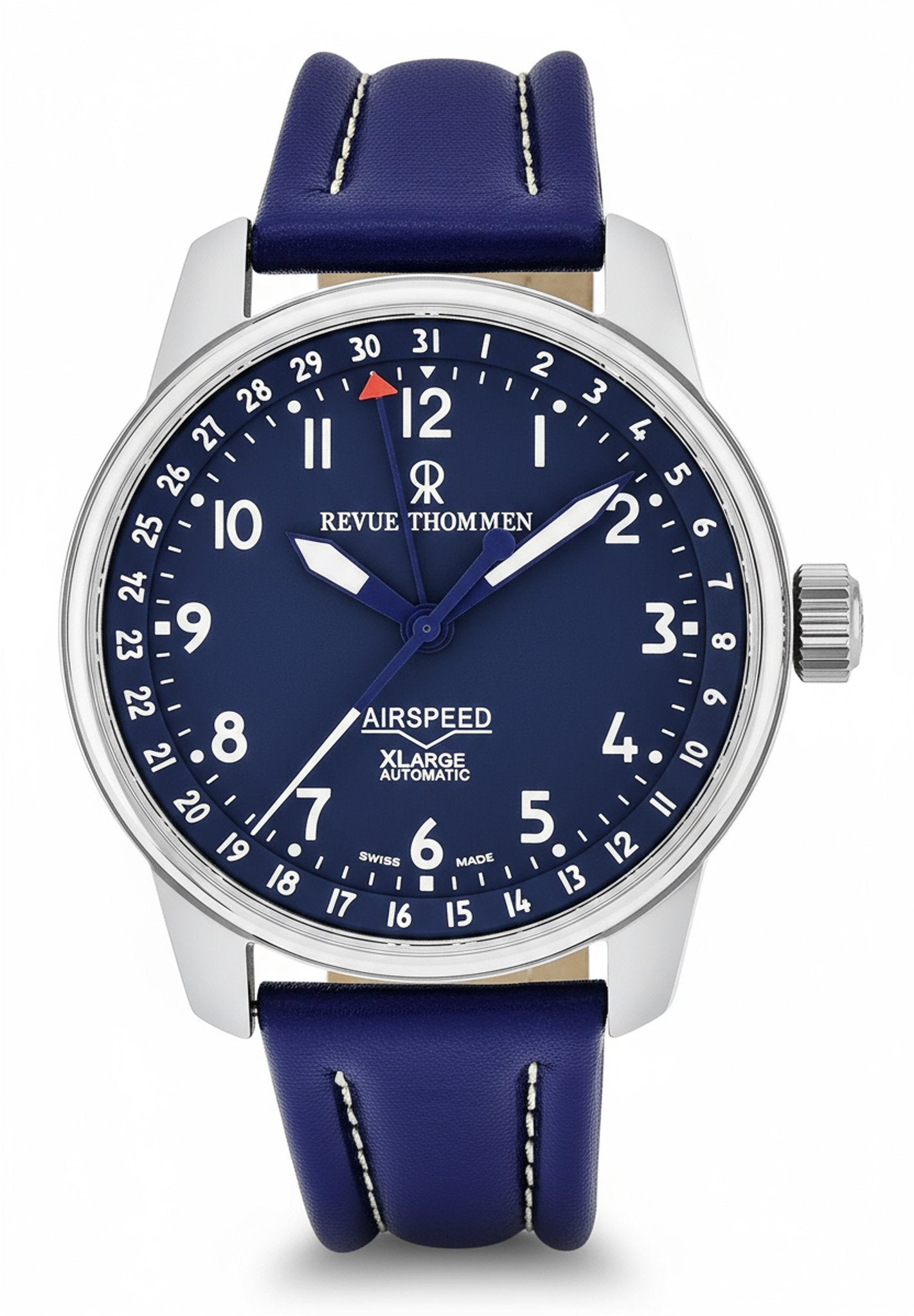 Revue Thommen Herrenuhr Airspeed XL 16050.2535 Blau