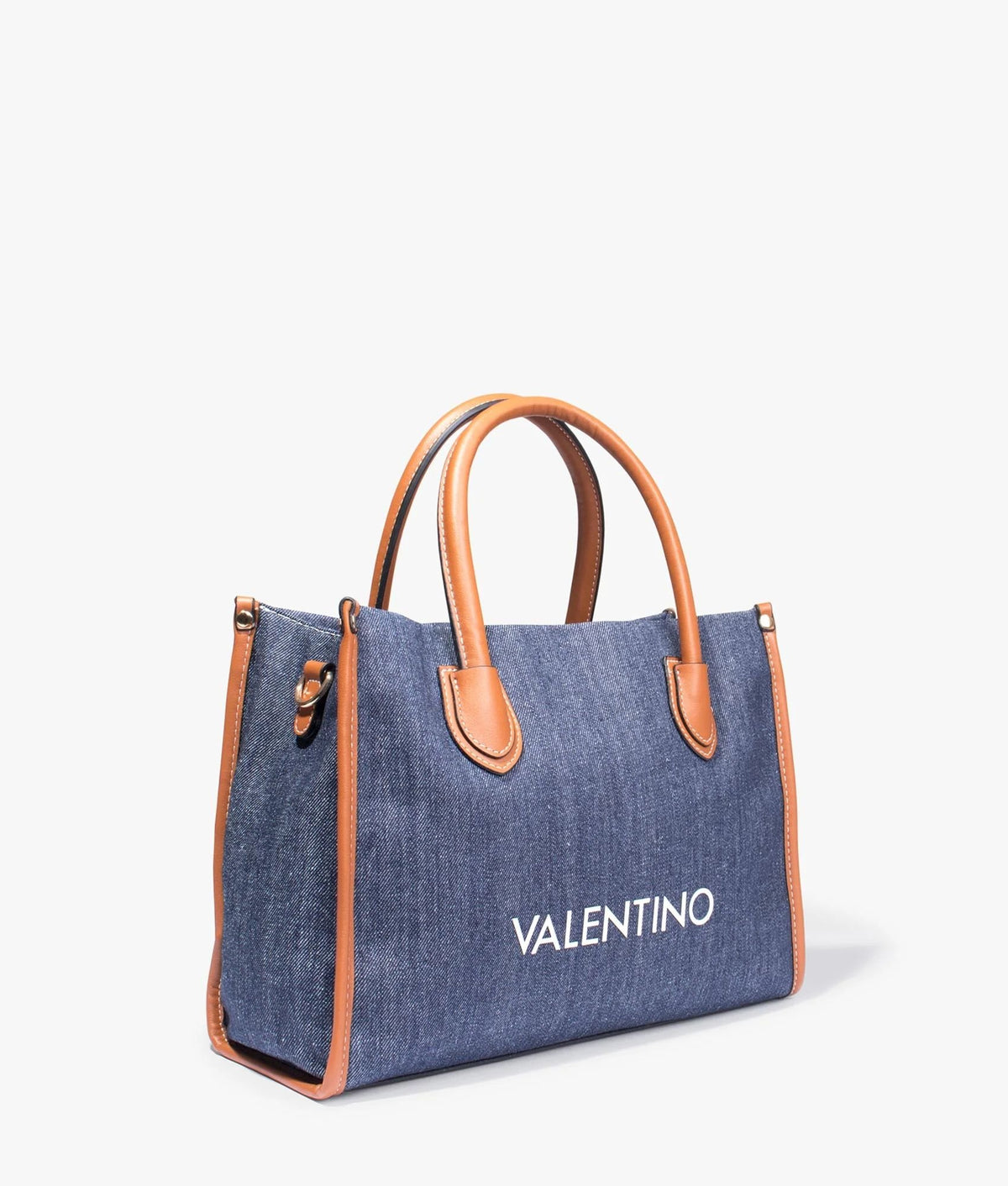 Valentino Bags Shopper Damen Leith Re Denim Cuoio VBS7QH01DR65