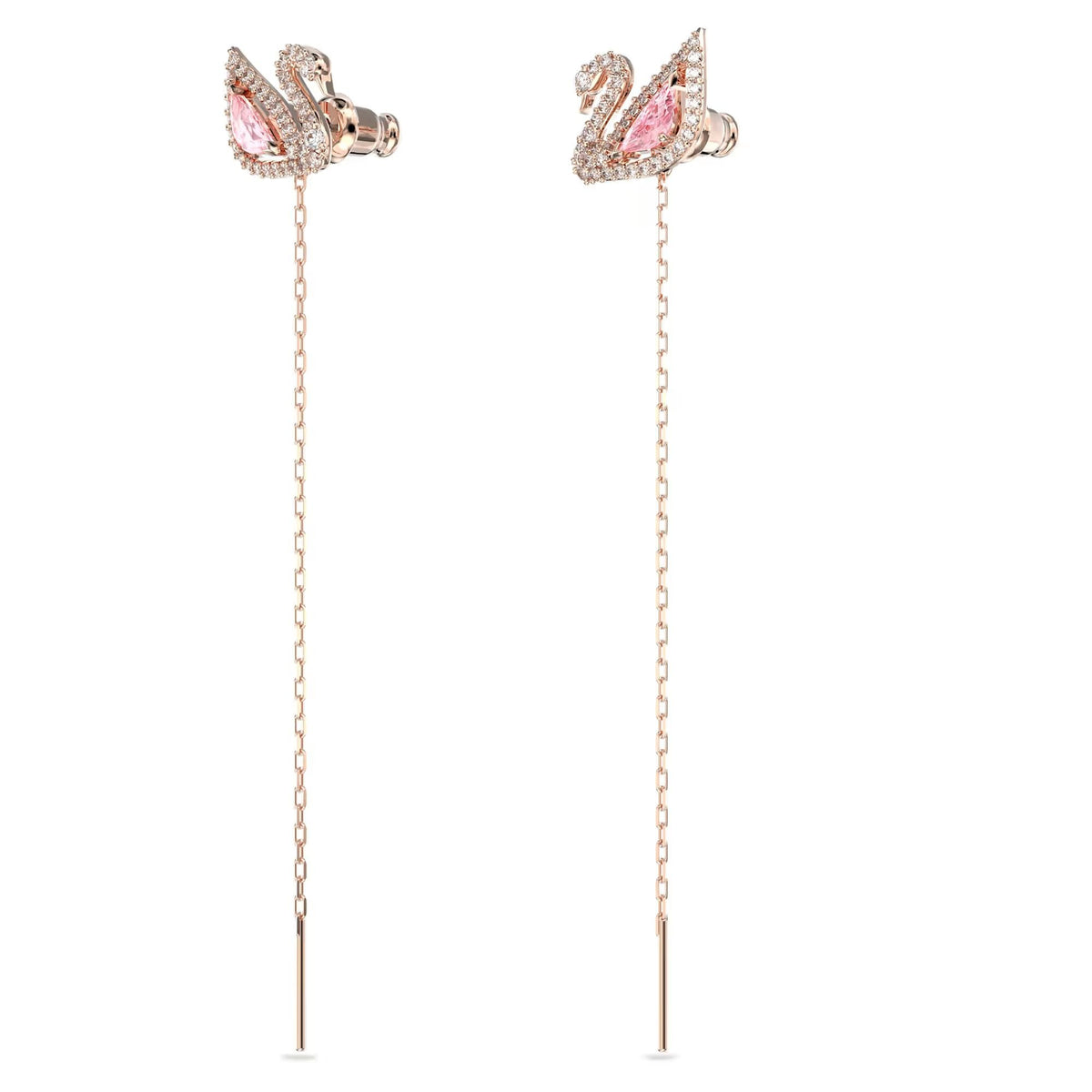 Swarovski Ohrstecker  Dazzling Swan Pink Roségold 5469990