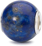 Trollbeads Unisex Charm Sterling Silber Runder Lapislazuli Blau TSTBE-00019