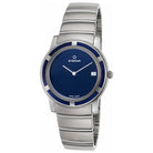 Eterna Armbanduhr Herren Quartz 37mm Silber Blau 3107.41.79.0110