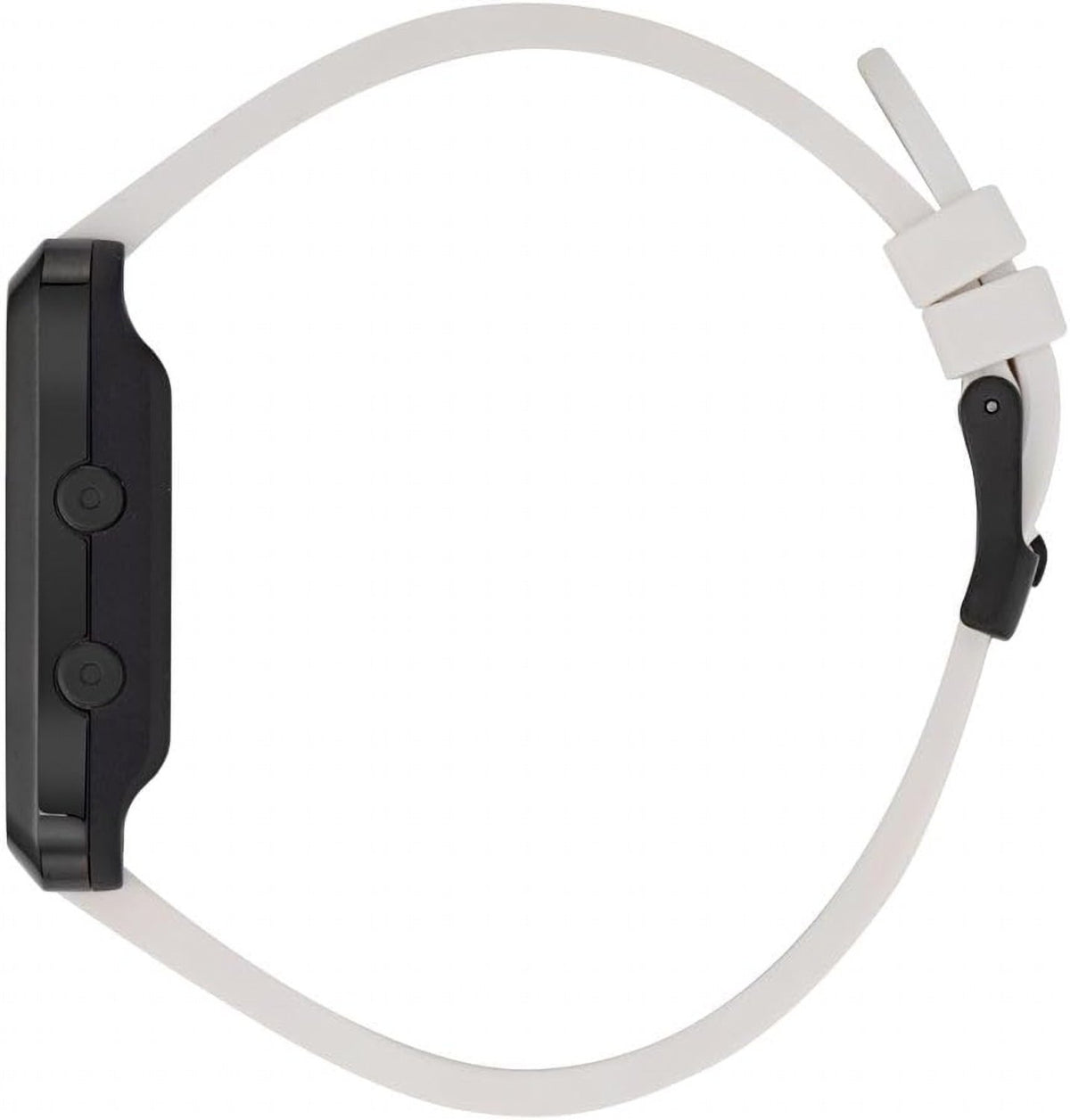 adidas Retro POP Three Unisex Digital Armbanduhr, Quarz, Edelstahl, 31 mm, Silikonarmband, Weiß, 3 bar, Digital LED-Display, AOST25536
