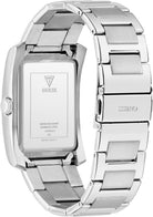 Guess Armbanduhr Herren Clyde Analog Silber GW0896G1