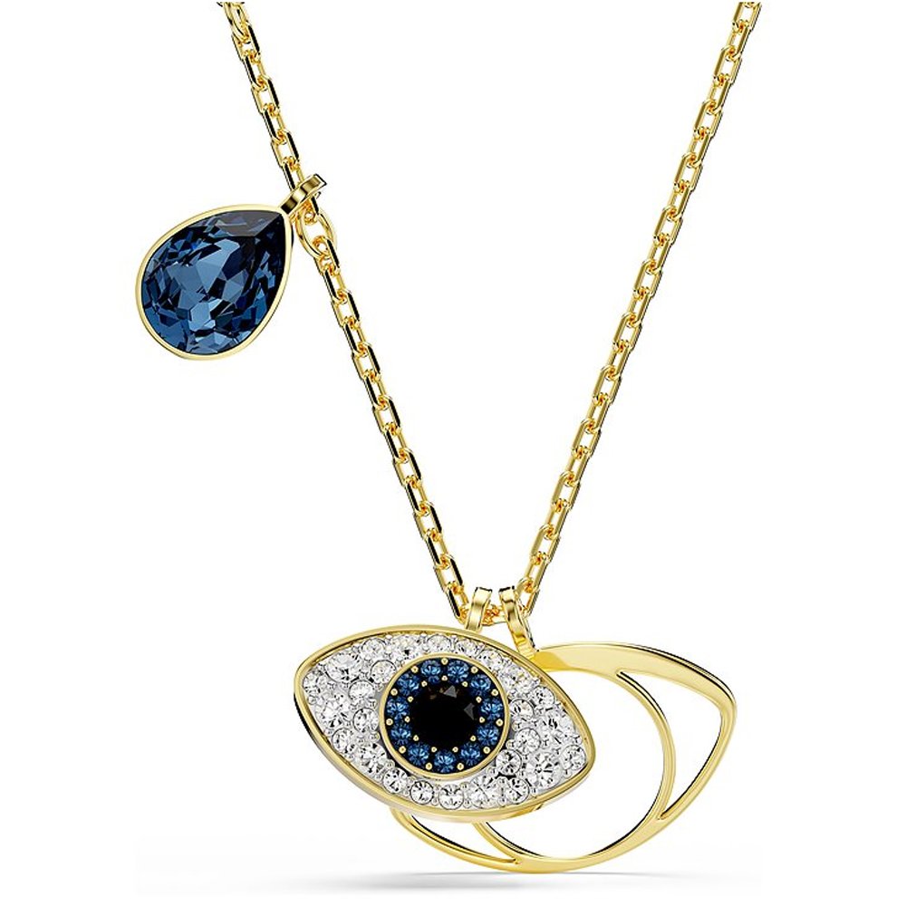 Swarovski Symbolica Anhänger Damen Böser Blick Blau Gold 5190033