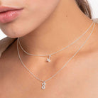 Thomas Sabo Damen Halskette mit Anhänger Infinity-of-Love 925 Sterlingsilber Zirkonia KE2067-051-14-L45v