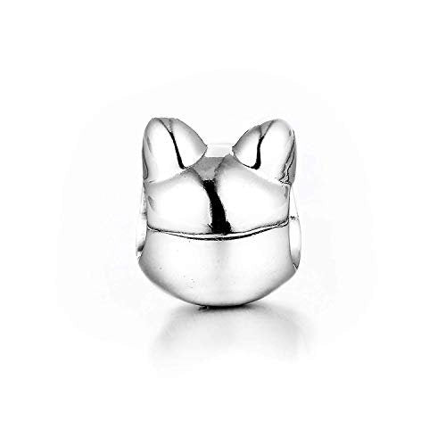 PANDORA Kätzchen Charm Sterling-Silber 10 x 11,5 x 9,8 mm (T/H/B)