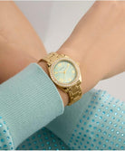 Guess Armbanduhr Damen Mini Luna Analog Gold GW0841L5