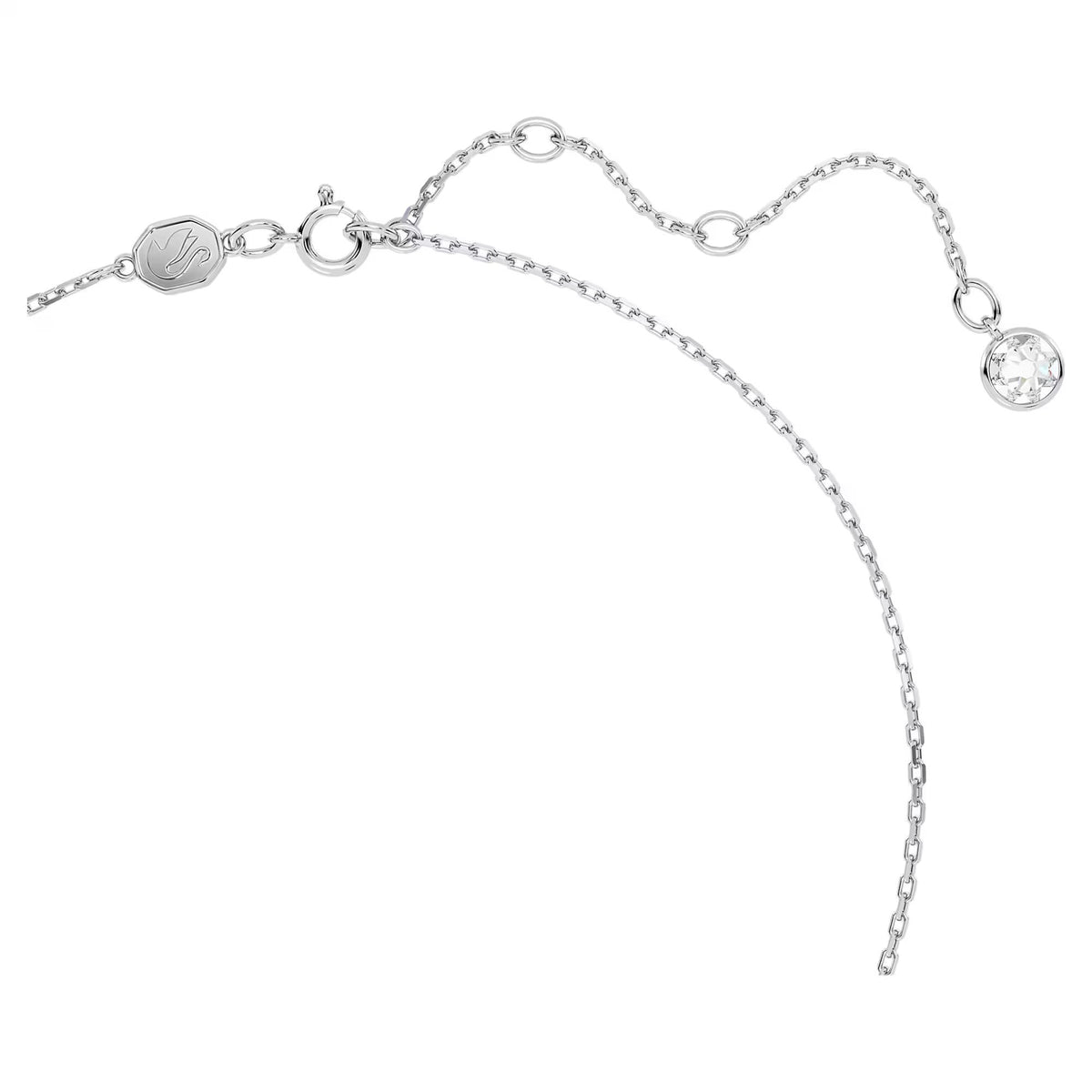 Swarovski Kette mit Anhänger Birthstone April Kissenschliff Weiß 5651704