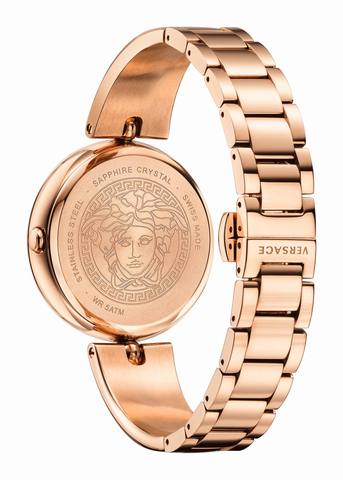 Versace Damenuhr Palazzo Empire Rose Gold Edelstahl 39mm VCO110017