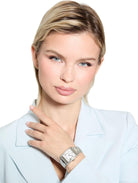 Guess Armbanduhr Damen Bonnie Analog Silber GW0874L1
