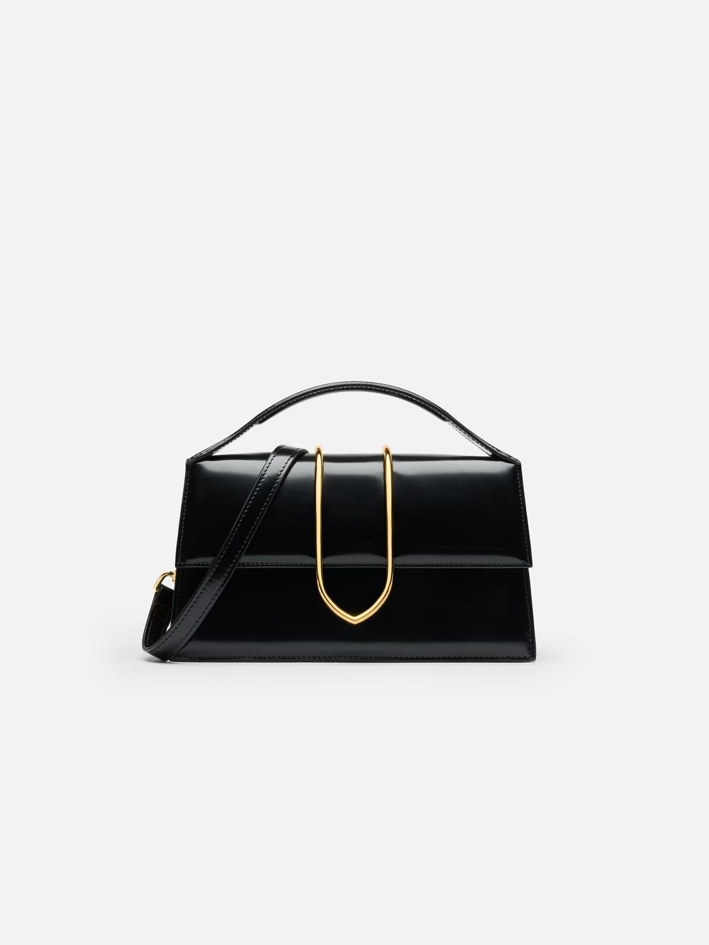 Jacquemus Tasche Unisex Le Grand Bambino Schwarz Gold BAW00406BC18A01990