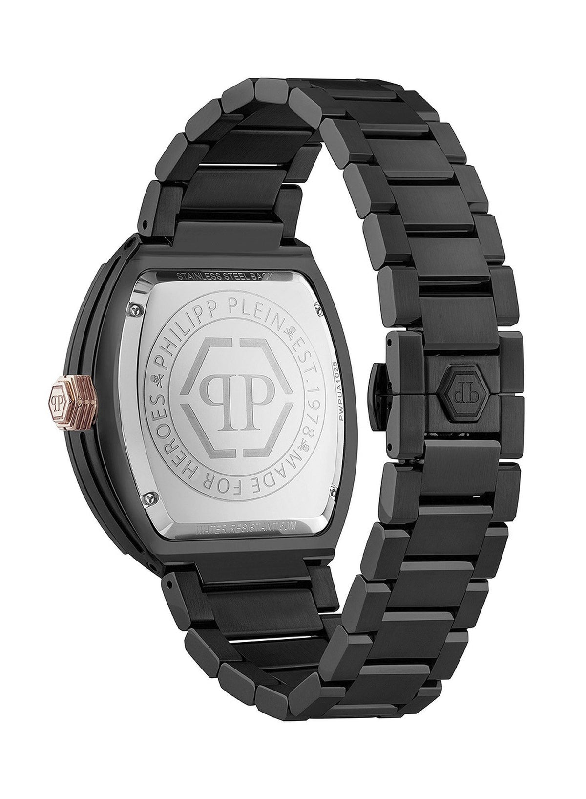 Philipp Plein Herrenuhr The Hexagon Phantom Schwarz PWPUA1025