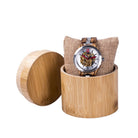 Edenhölzer Holzuhr Herren Armbanduhr Automatik Lombok Holzarmband ED086-005