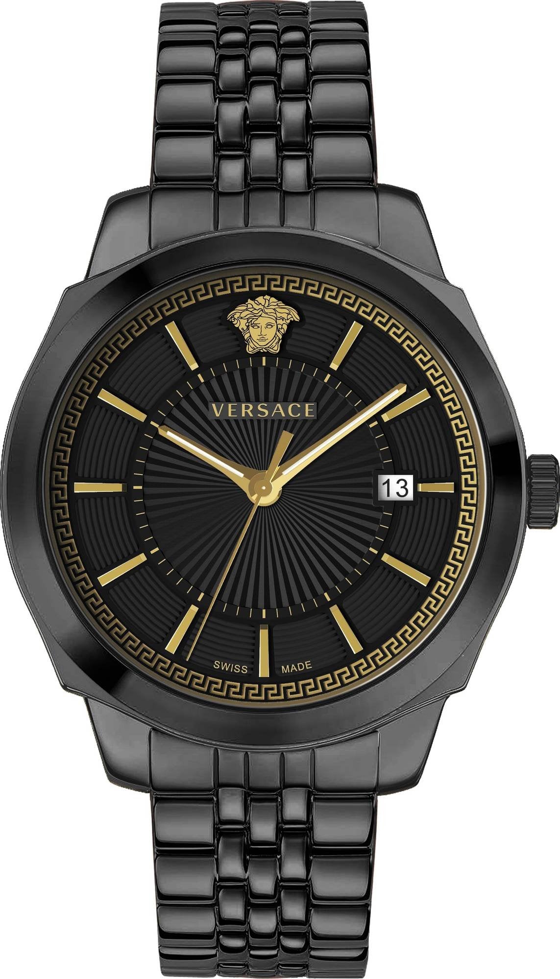 Versace Herren Armbanduhr ICON CLASSIC schwarz 42 mm VEV901823