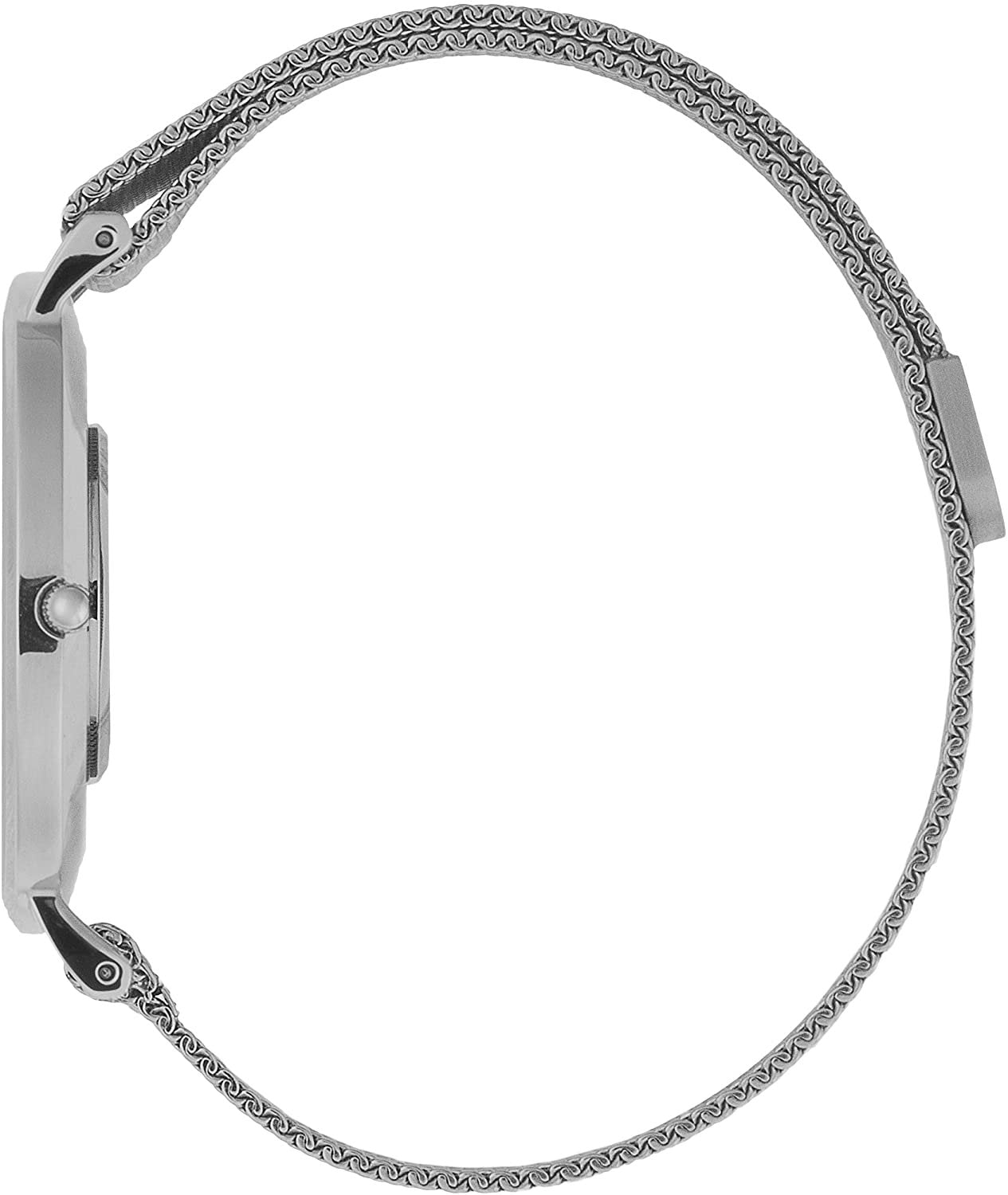 Ice-Watch Unisex Uhr Armbanduhr Ice City Milanaise Silver Shiny Medium 012700
