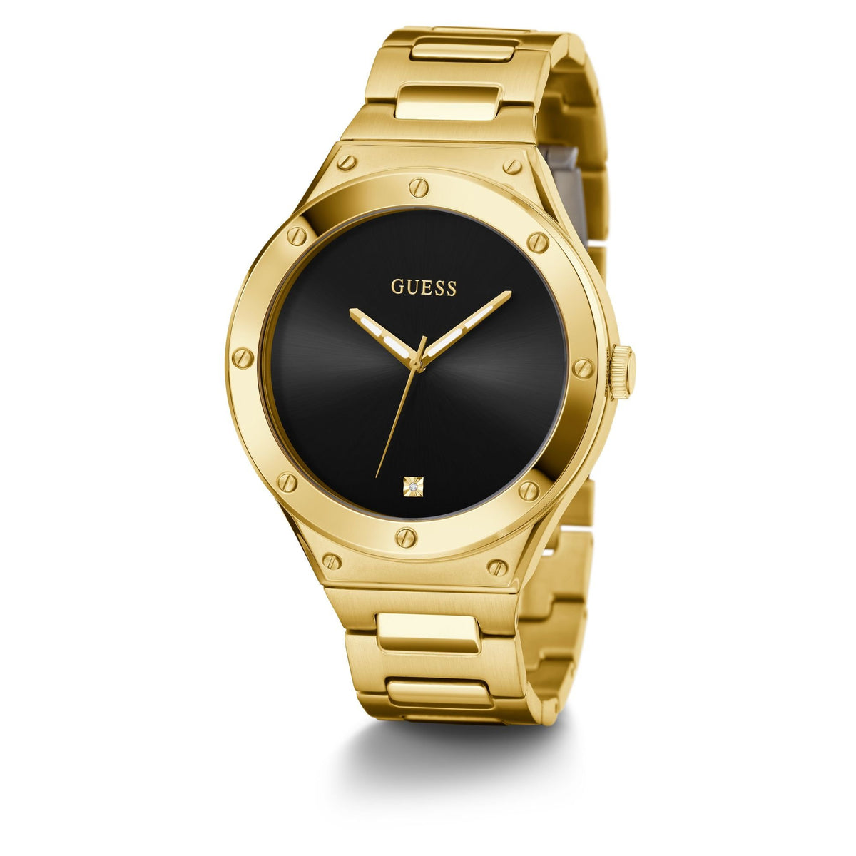 Guess Herren Armbanduhr Scope gold 44 mm GW0427G2