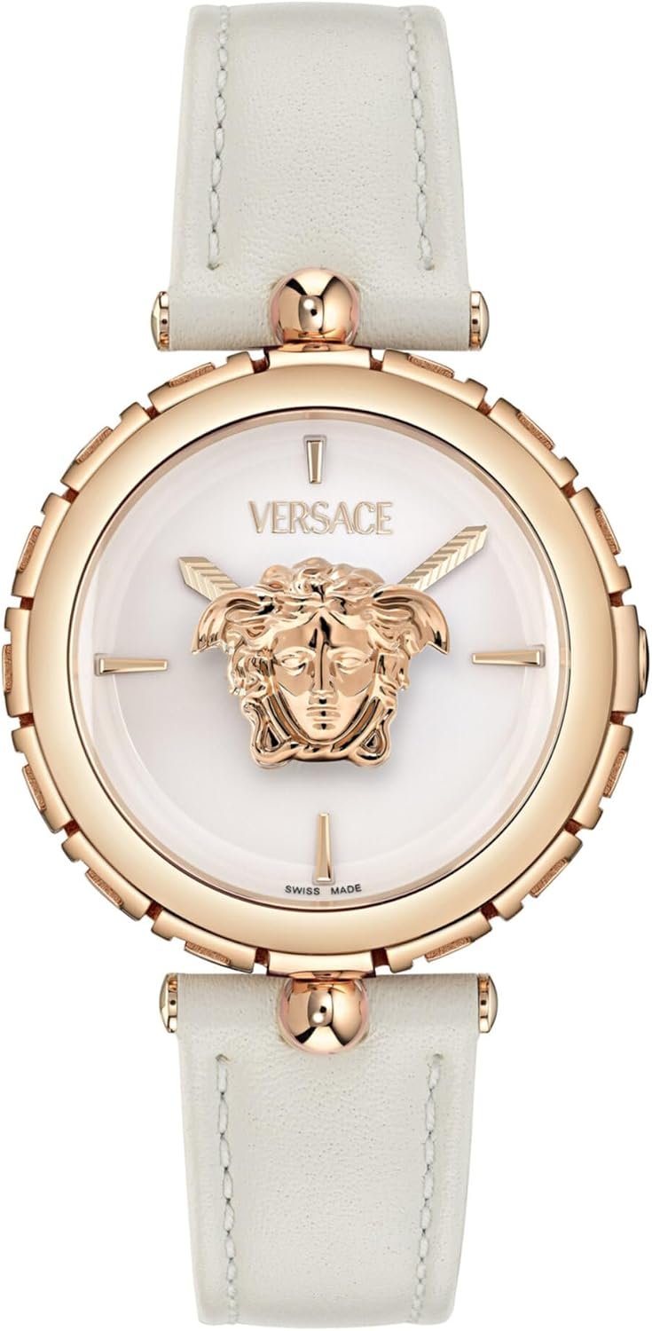 Versace Damen Analog Quarz Armbanduhr Greca Fortuna