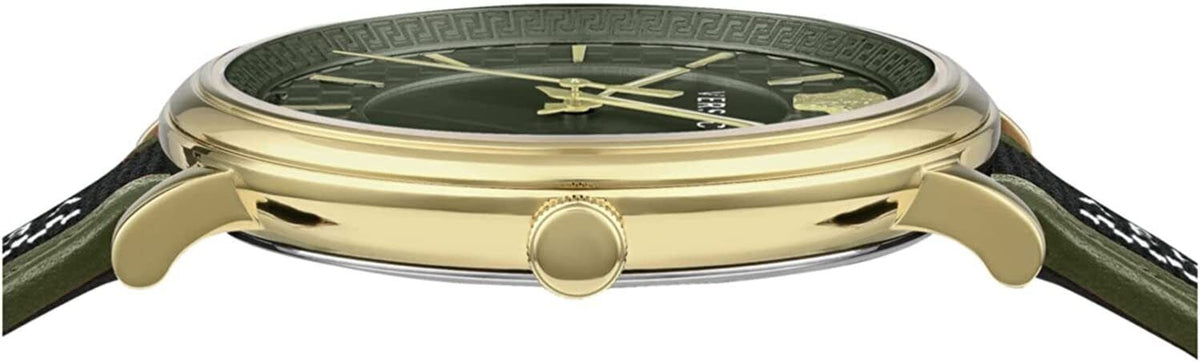 Versace Herrenuhr V‑Circle Unisex VE5A01621 Grün