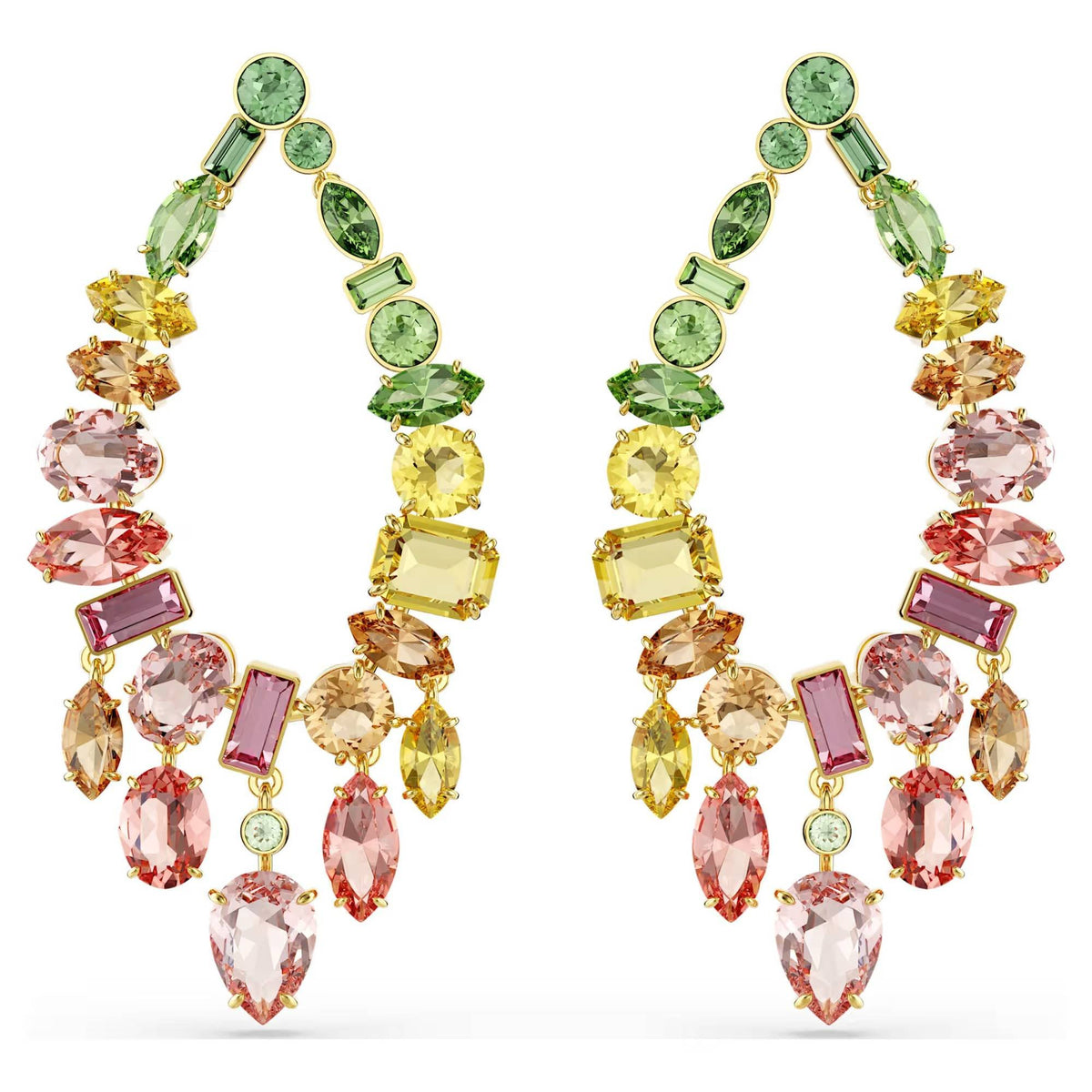 Swarovski Ohrringe Damen Gema Mehrfarbig Goldfarben 5737445