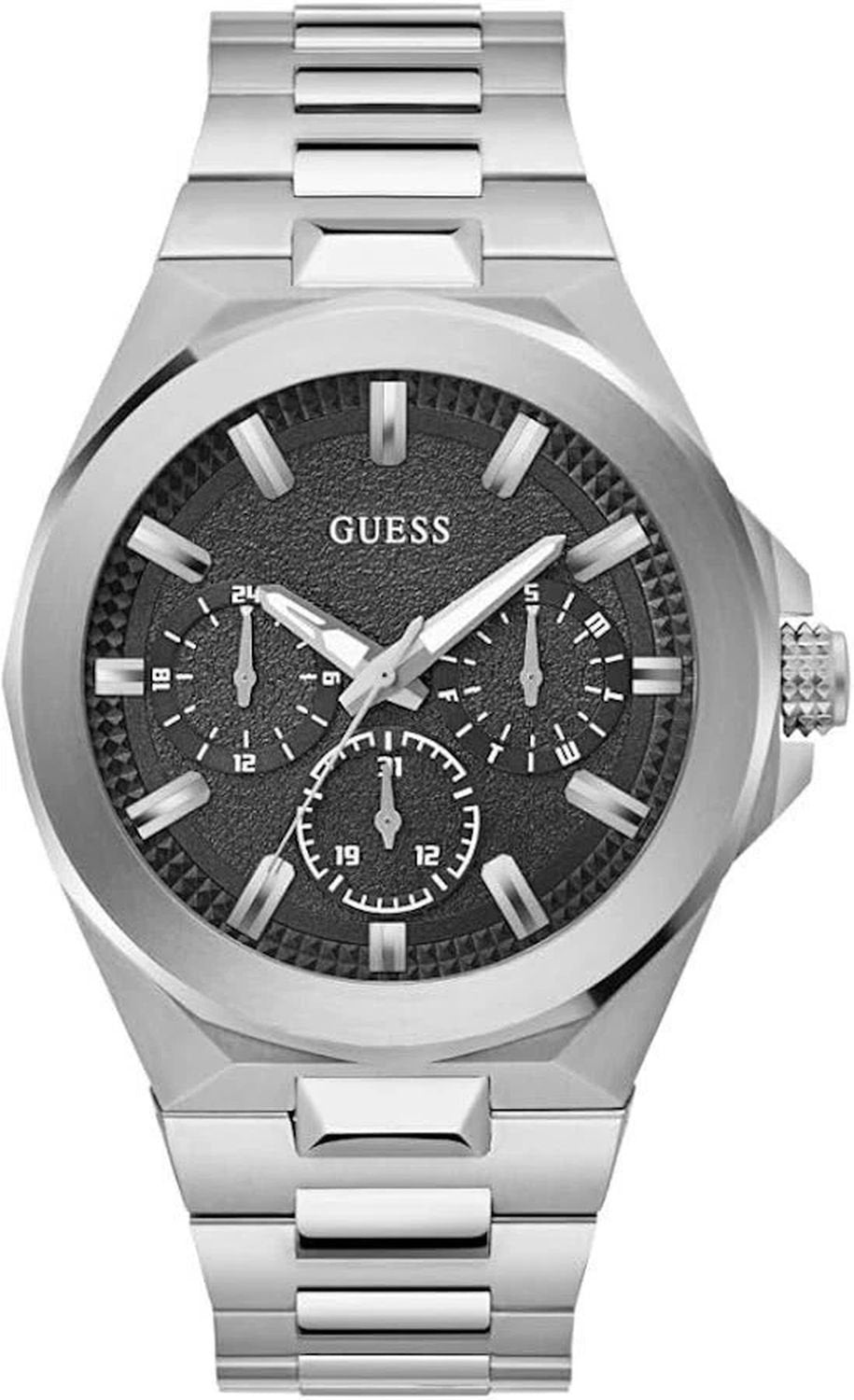 Guess Armbanduhr Herren Multifunktion  Silber GW0798G1