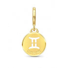 Endless Jewelry Damen Coin Anhänger Sternzeichen Zwillinge Gold 53346-3