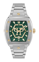 Philipp Plein Herrenuhr The Hexagon Phantom Grün Stahl PWPUA0825