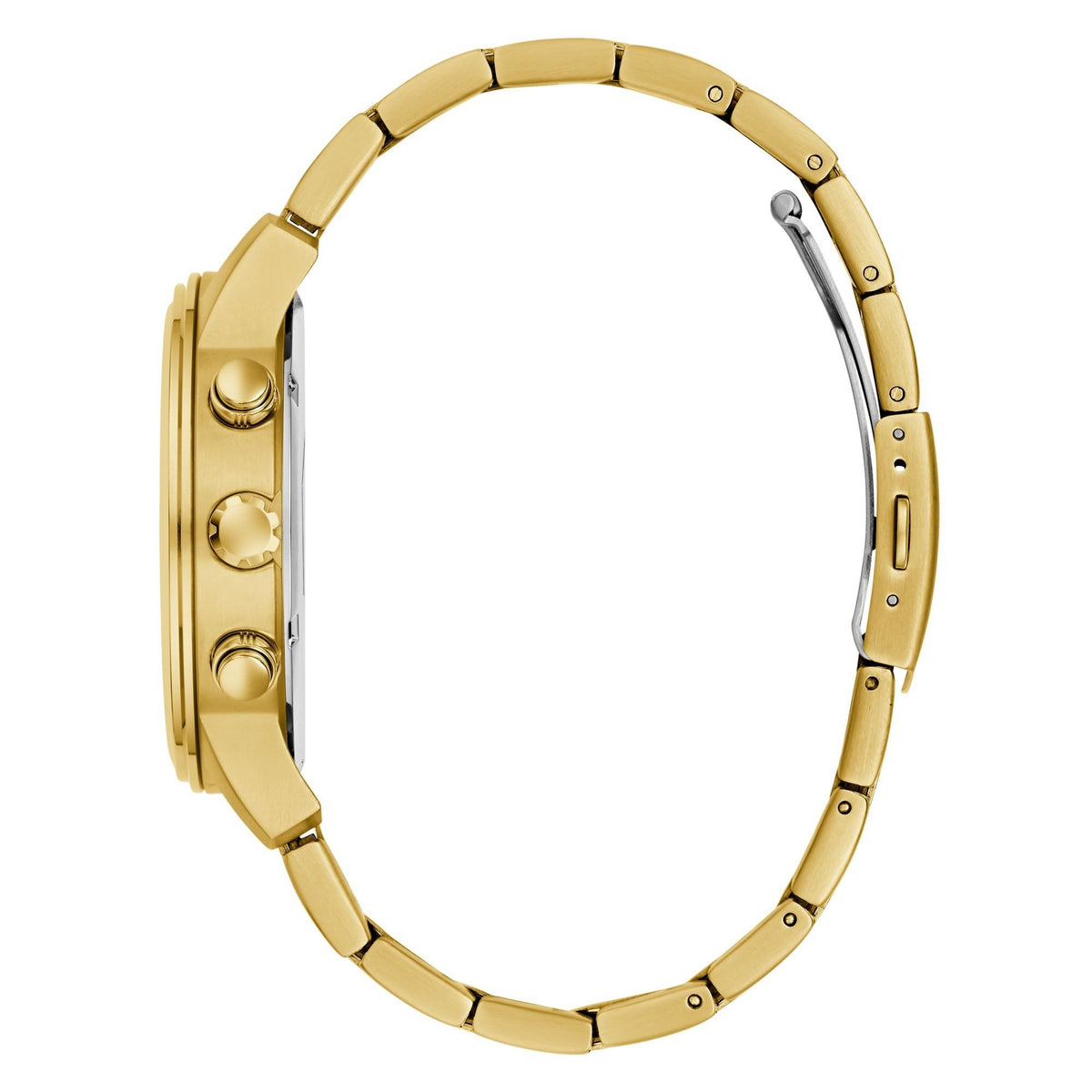 Guess Multi-Funktions-Analoguhr Herren Mens Gold Tone Analog Watch (Parker watch) GW1006G2