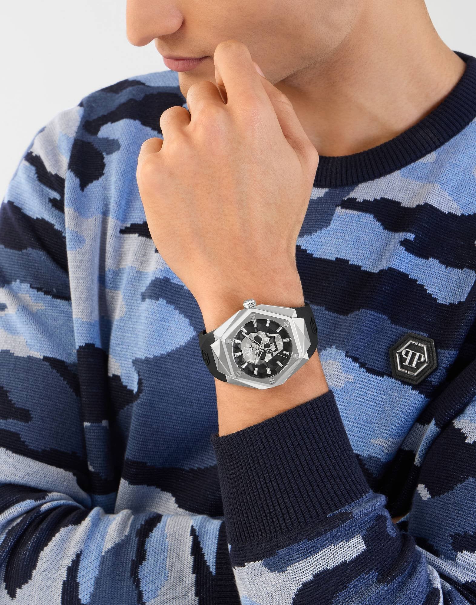 Philipp Plein Herrenuhr The $Kull Spikes