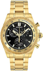 Versace Uhr Herren VE9K01124 Schwarz / Gold