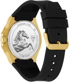 Guess Analoguhr Herren Vinyl 44mm 3ATM / Limited Edition Lunar New Year Black Gold Tone Analog Watch Schwarz Gold GW0979G1