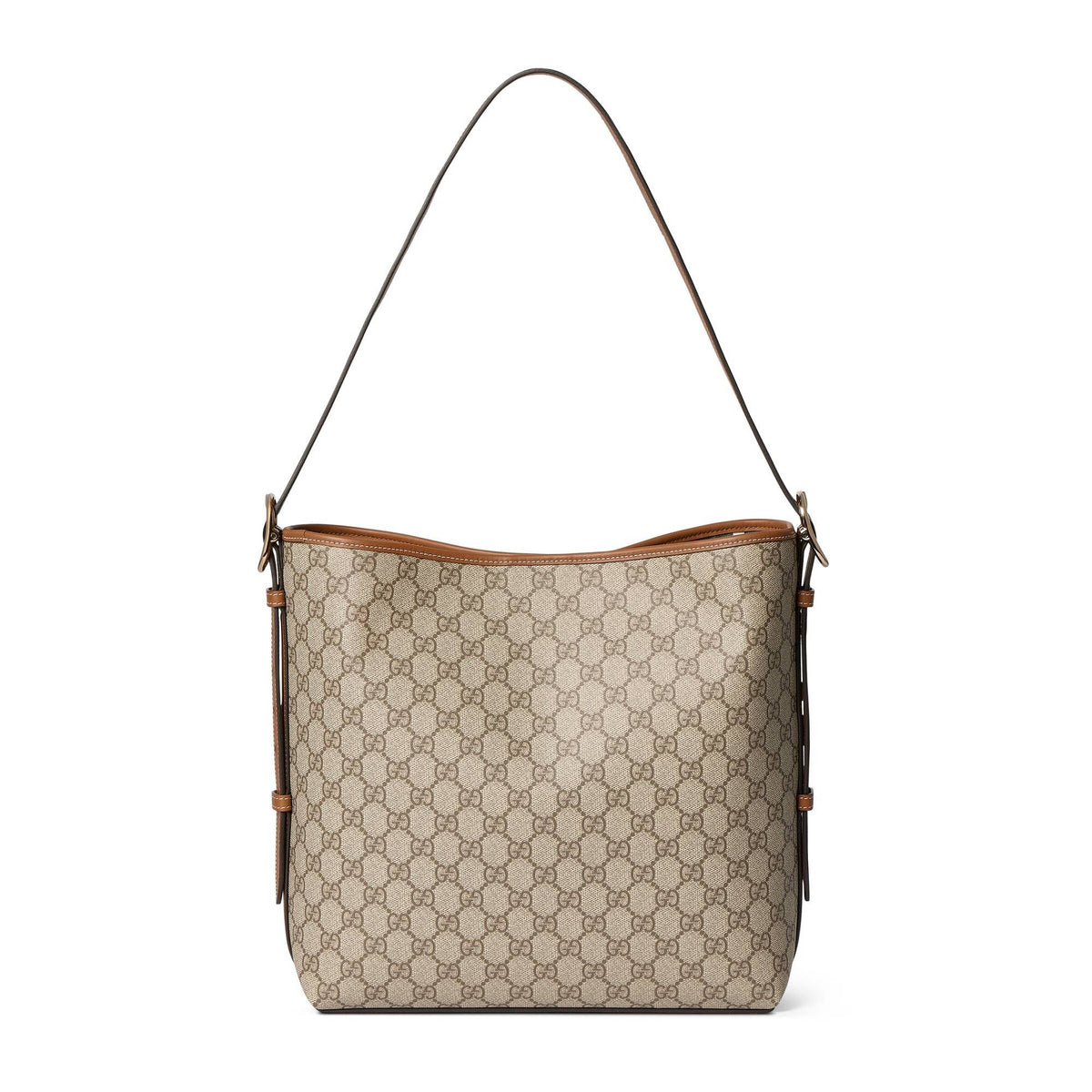 Gucci Tasche Unisex GG Emblem Collection Beige/Dunkelbraun 847452-FAD6L-9758