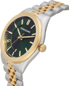 Salvatore Ferragamo Herrenuhr New Gent Zweifarbig Grün 42 mm SFU500423