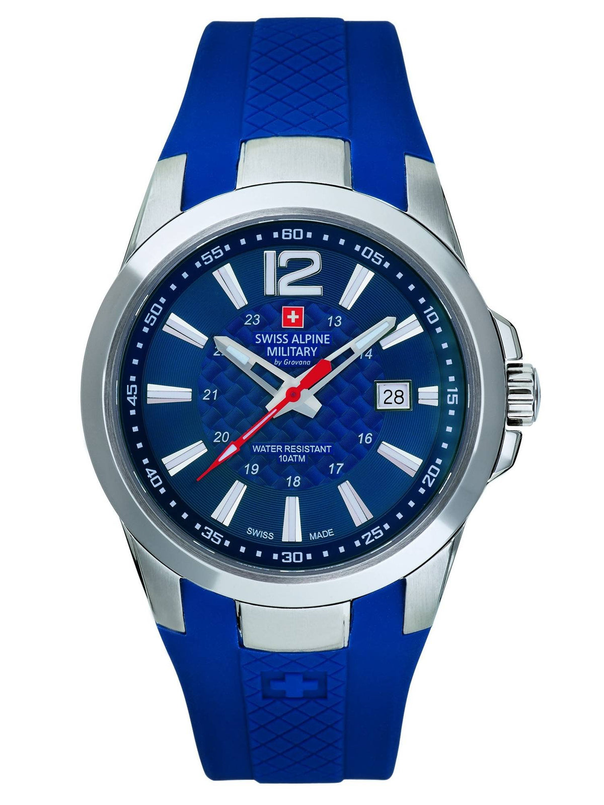 Swiss Alpine Military by Grovana Herren Armbanduhr blau 7058-1835SAM
