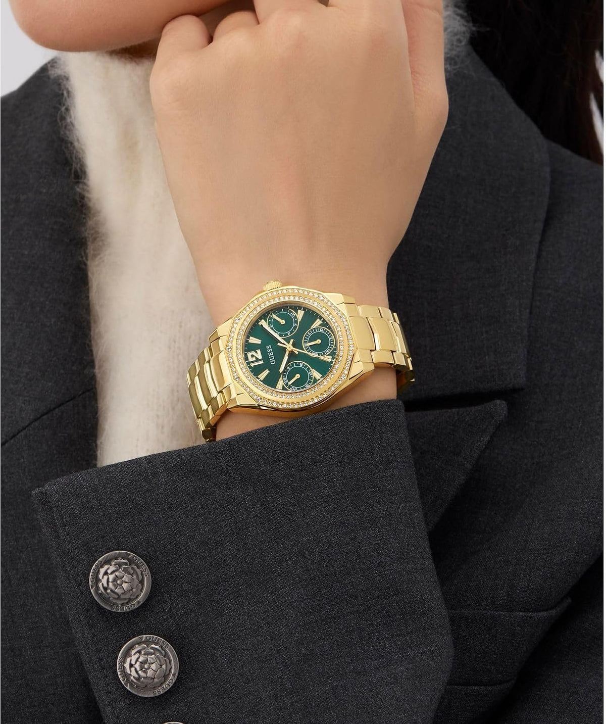 Guess Armbanduhr Damen Ritzy Gold GW0685L5