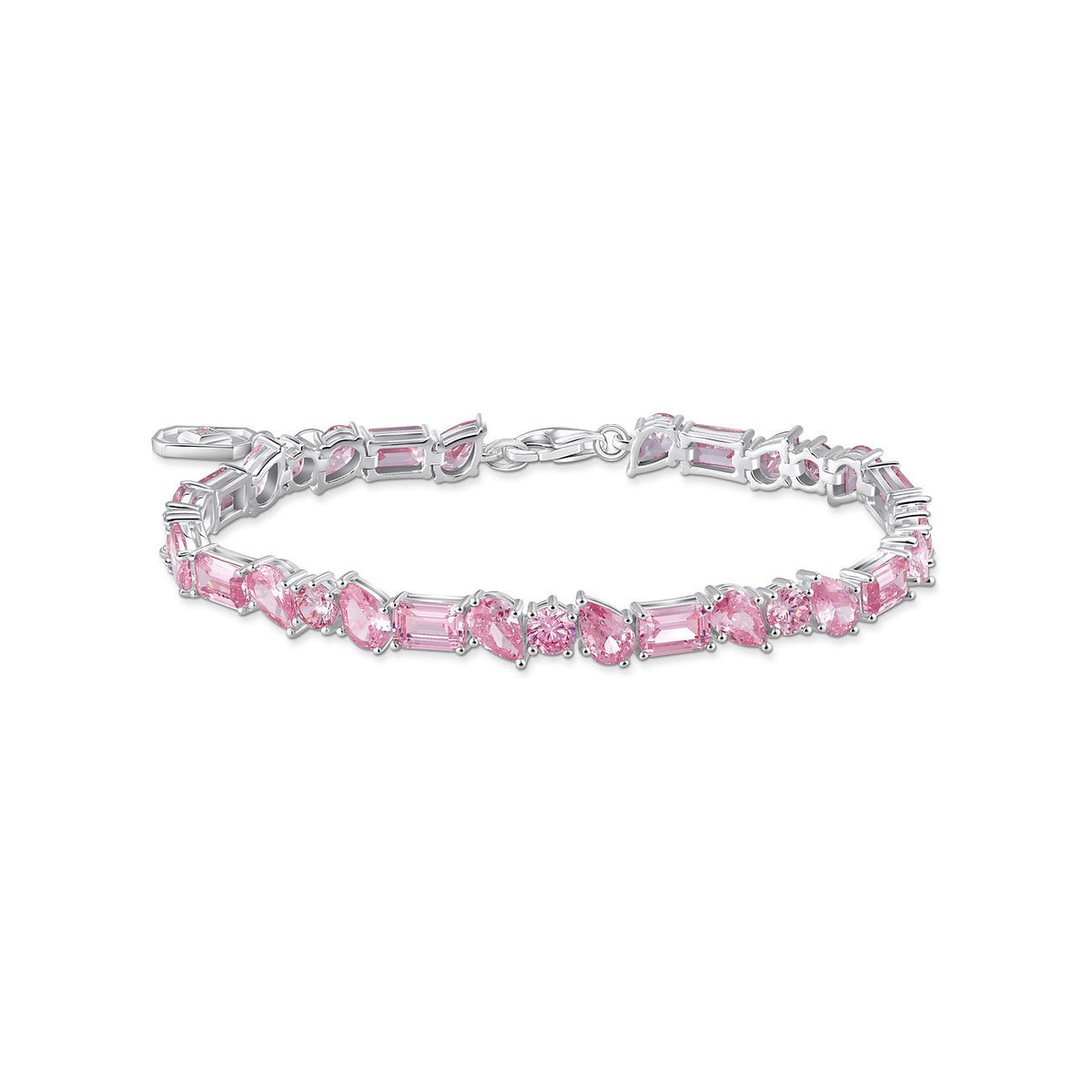 Thomas Sabo Armband Damen Heritage Glam A2144‑051‑9‑L19V Silber/ Pink