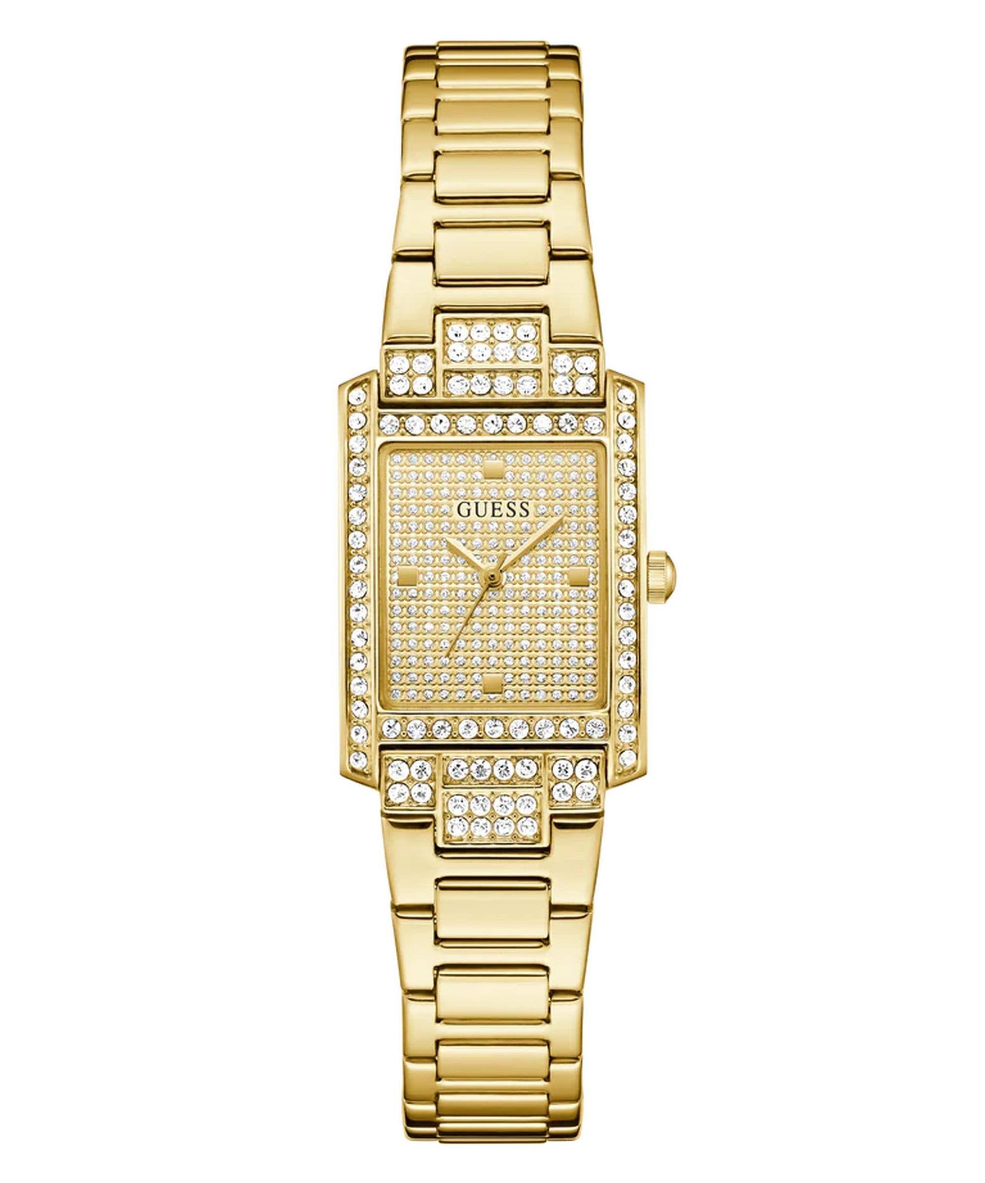 Guess Armbanduhr Damen Ladies Gold Tone Analog Watch Gold GW0995L2