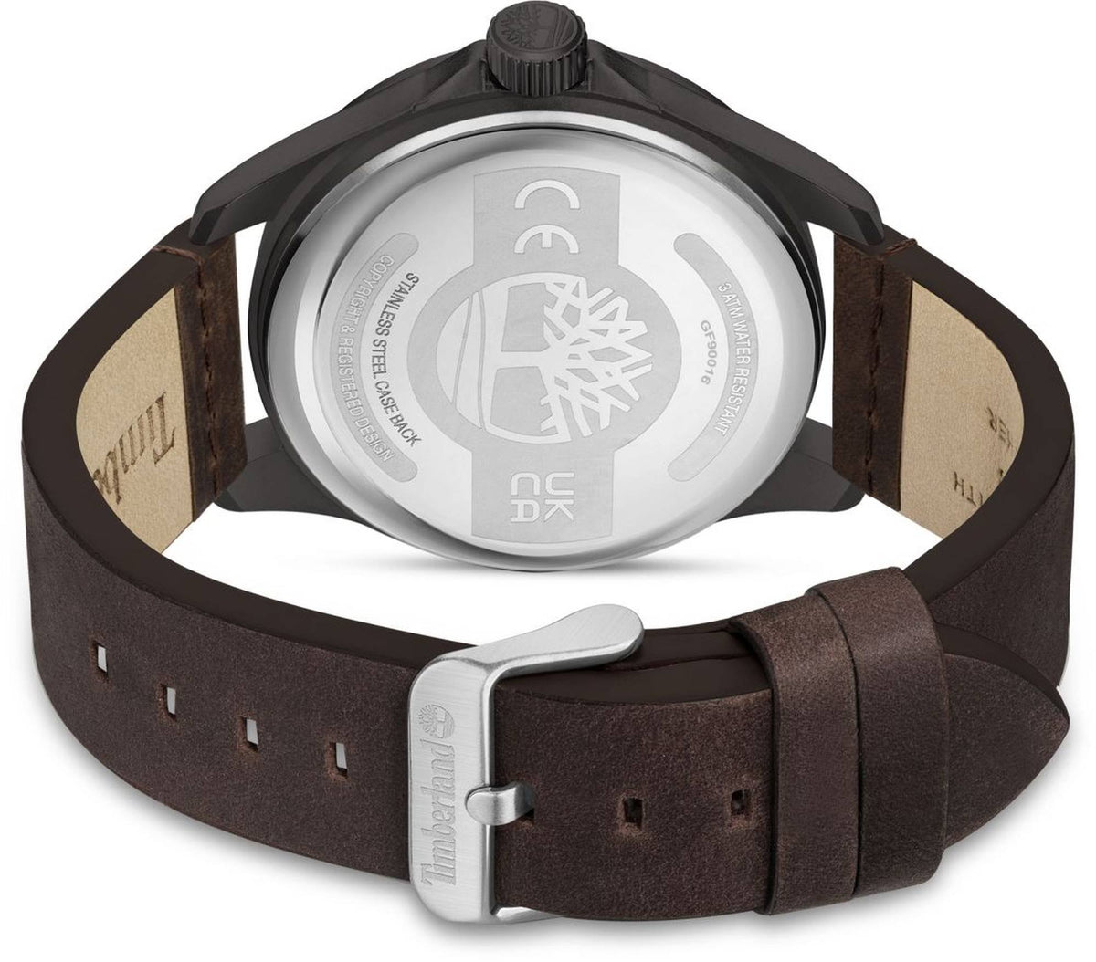 Timberland Armbanduhr Herren Lehighton Z Schwarz Braun TDWGB9001603M