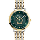 Salvatore Ferragamo Damenuhr Minuetto Quarz Bicolor Grün 36 mm SF8200920