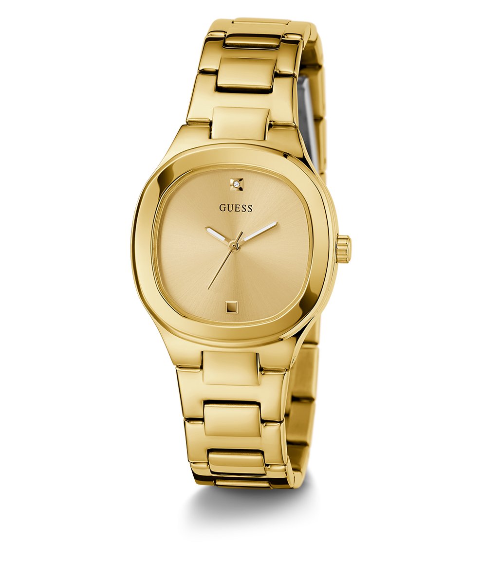Guess Damen Armbanduhr Eve gold 32 mm GW0615L2