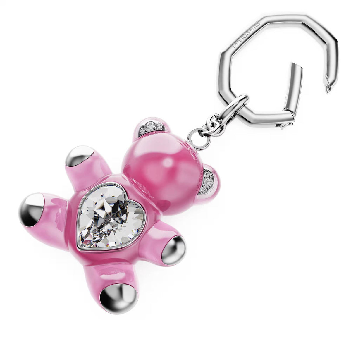 Swarovski Teddy Schlüsselanhänger rosa 5735365